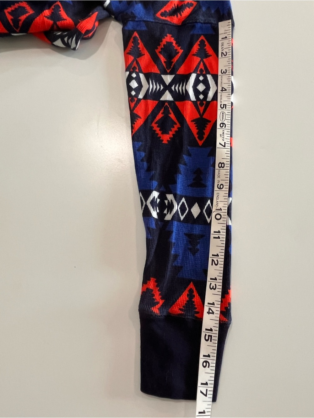 Lauren Ralph Lauren Active Aztec Southwest Zip Jacket PS Black Red Lightweight - Picture 8 of 12